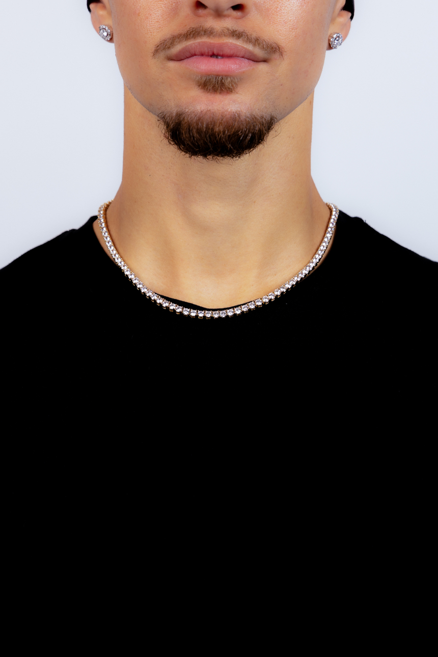 Tennis Chain 4mm Gold