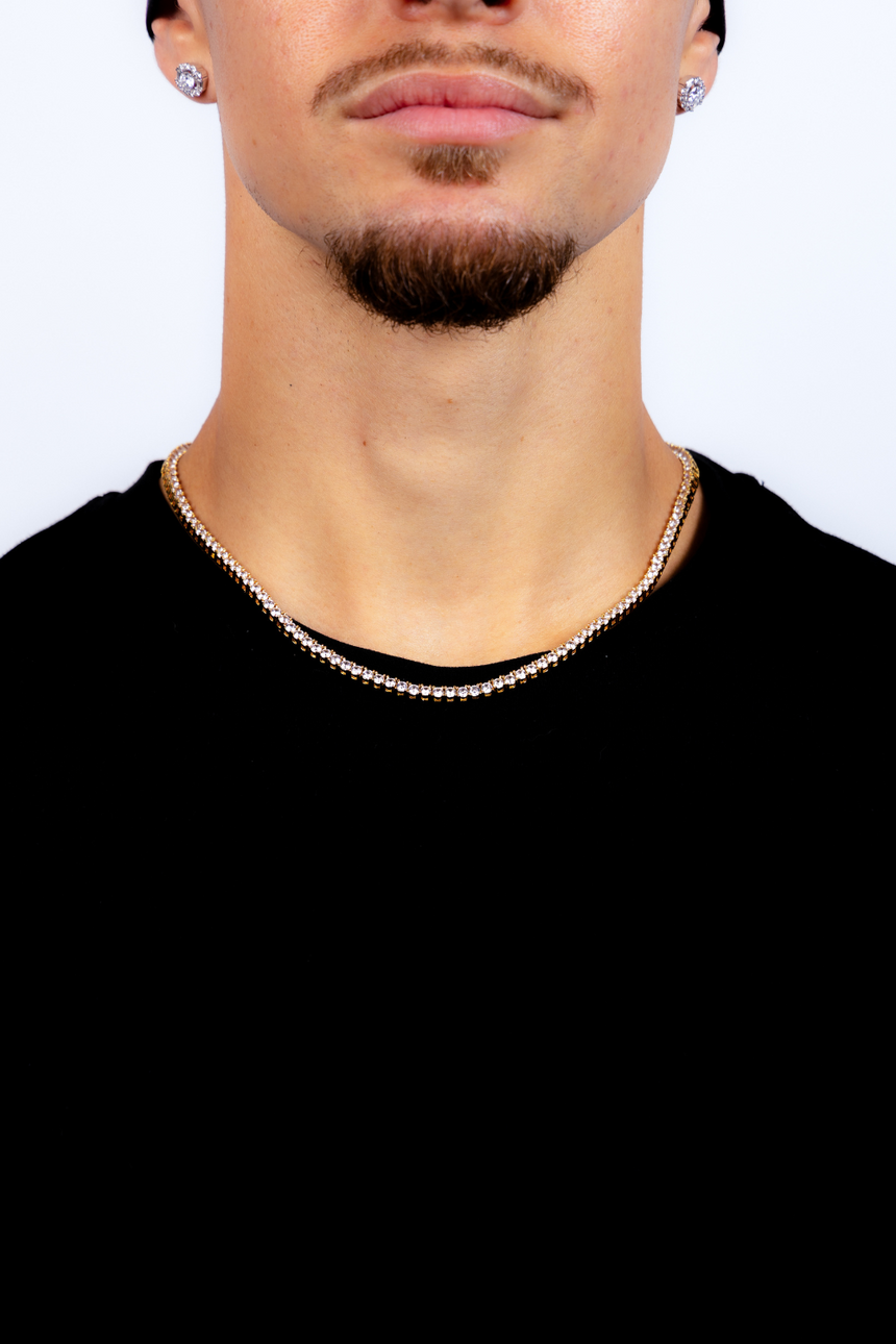 Tennis Chain 3mm Gold