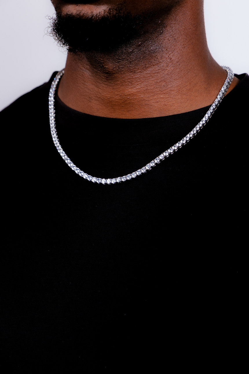 Tennis Chain 4mm Silber