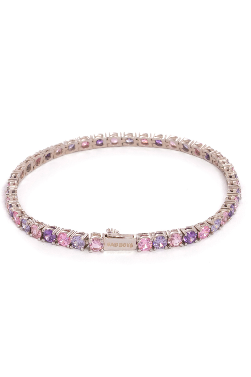 Tennis Armband 4mm Lila