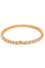 Tennis Armband 4mm Gold