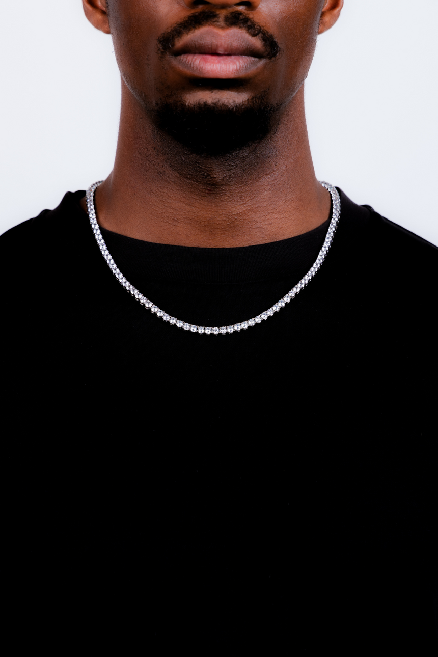 Tennis Chain 4mm Silber