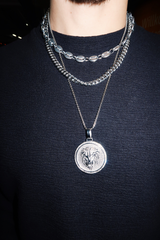 8mm Gliederkette Silber