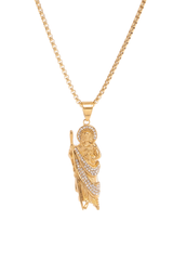 Jesus Anhänger mit Kette Gold