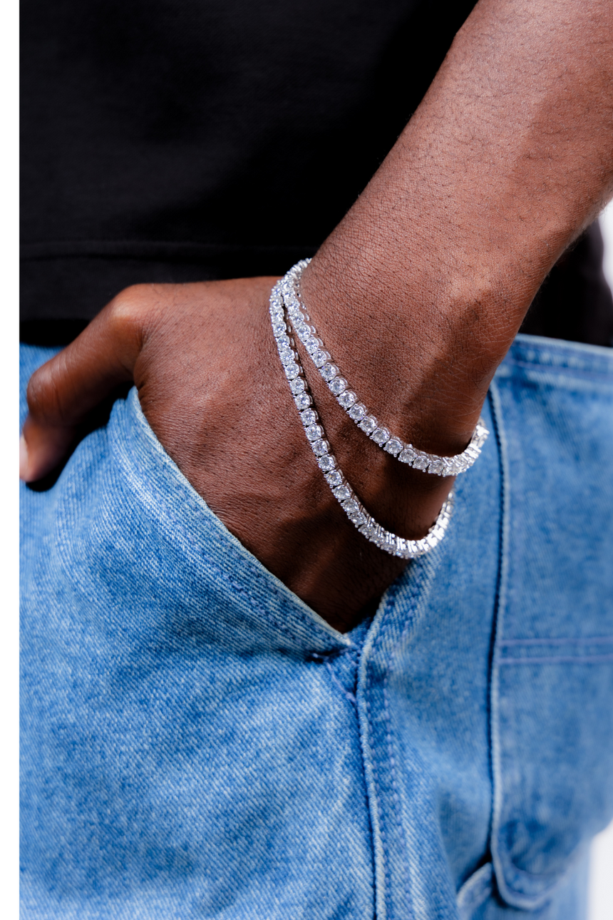 Tennis Armband 4mm Silber