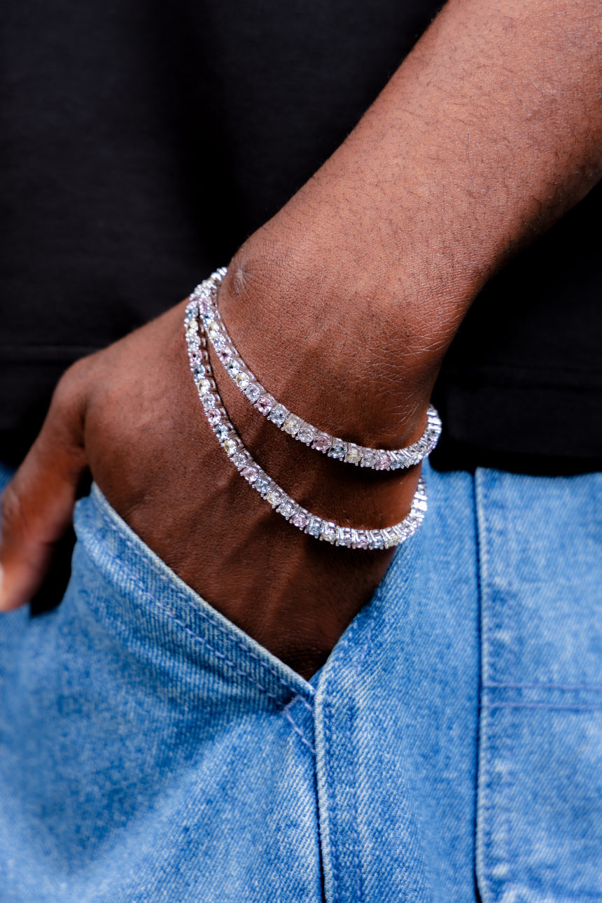 Tennis Armband 4mm Lemon