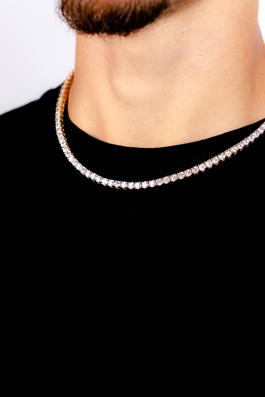 Tennis Chain 4mm Gold